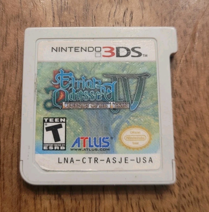 Etrian Odyssey IV Legends of the Titan (Nintendo 3DS, 2013)