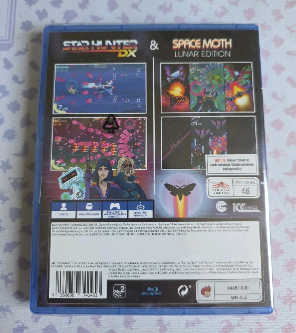 Star Hunter DX & Space Moth: Lunar Edition (PS4) – With Exclusive Postcard – OOP