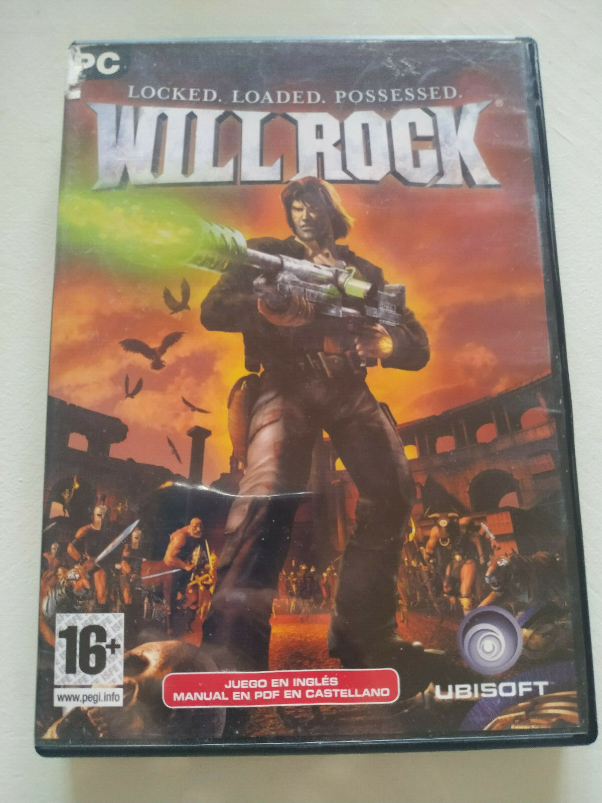 Will Rock Locked Loaded Possessed Ubisoft PC CD-ROM PAL Edition Spain