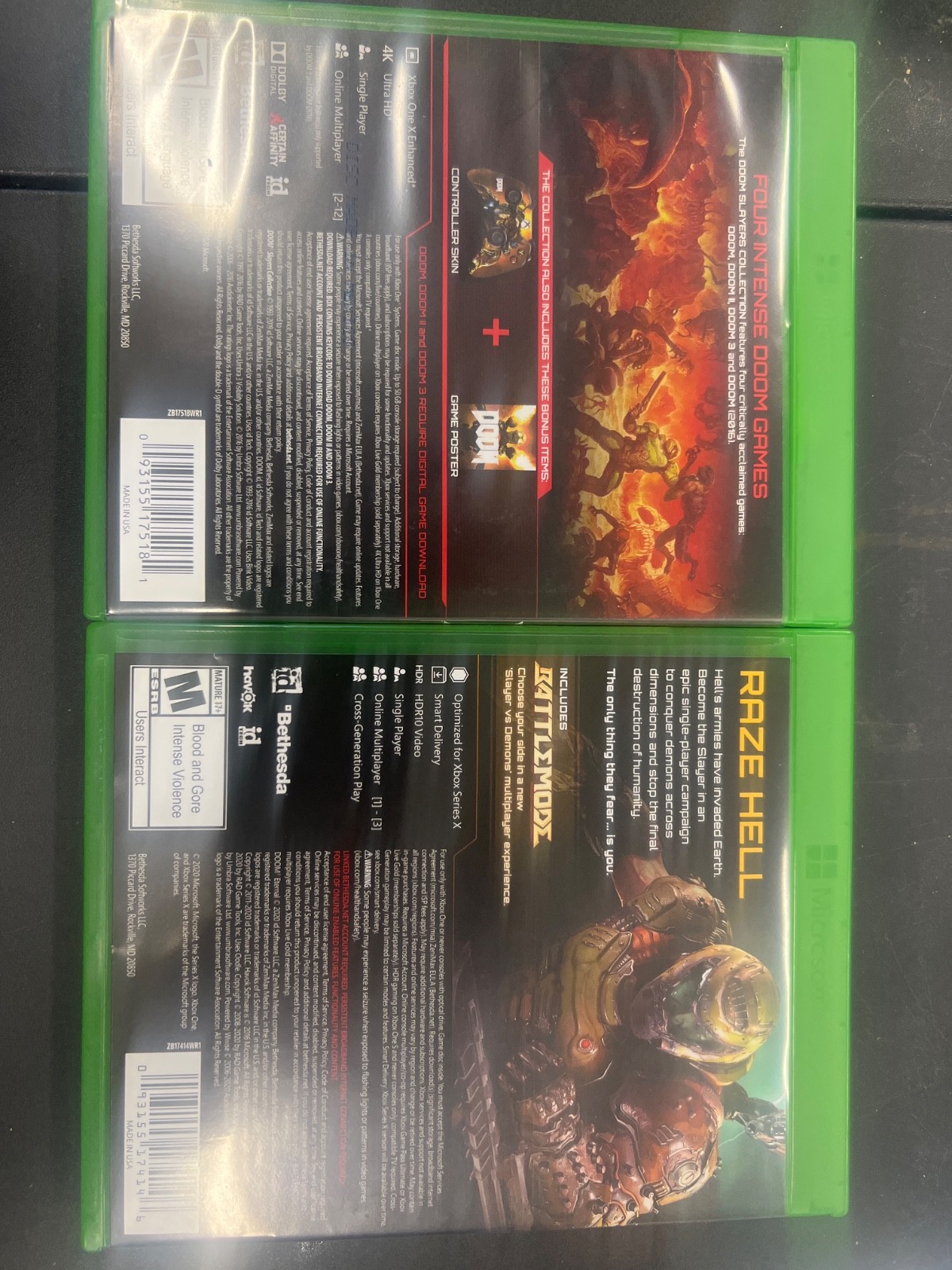 Lot/Bundle – Doom Slayers and Doom Eternal