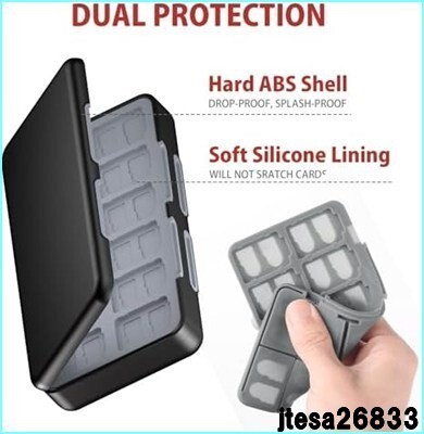 Switch Switch 2 Game Card Case 48 Slots Shockproof Lightweight Dustproof Storage