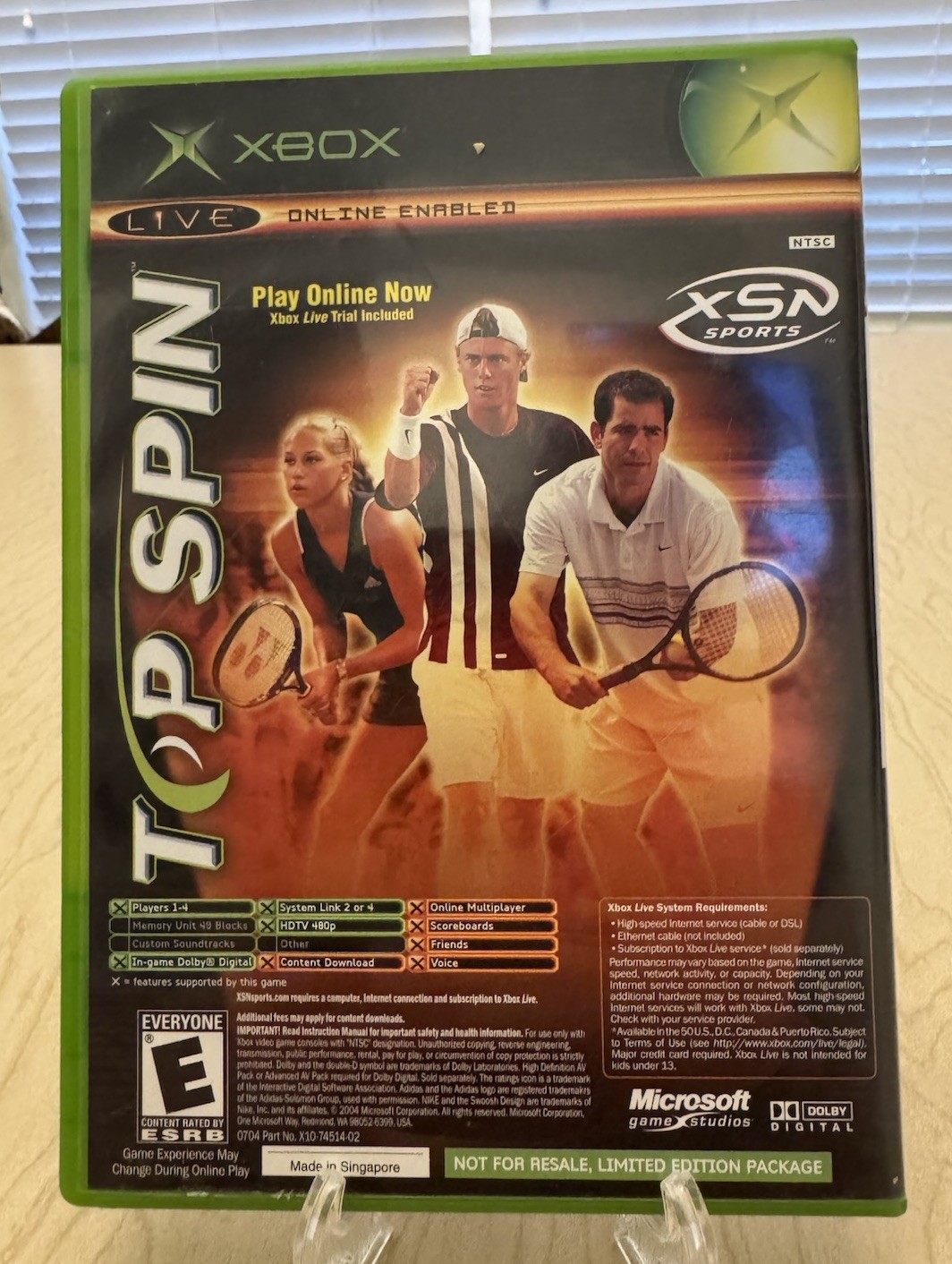 EA SPORTS NCAA Football 2005 Top Spin Multiplayer Manual Xbox E NTSC-U/C 2004