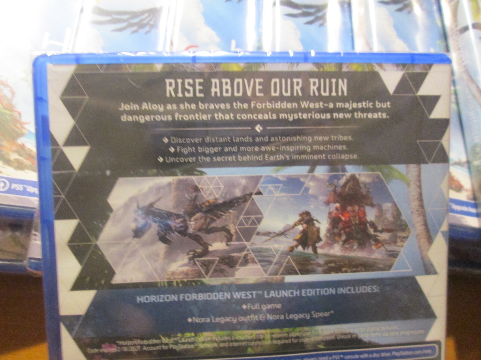Horizon Forbidden West Launch Edition PS4 PLAYSTATION 4 Sony US NEW SEALED