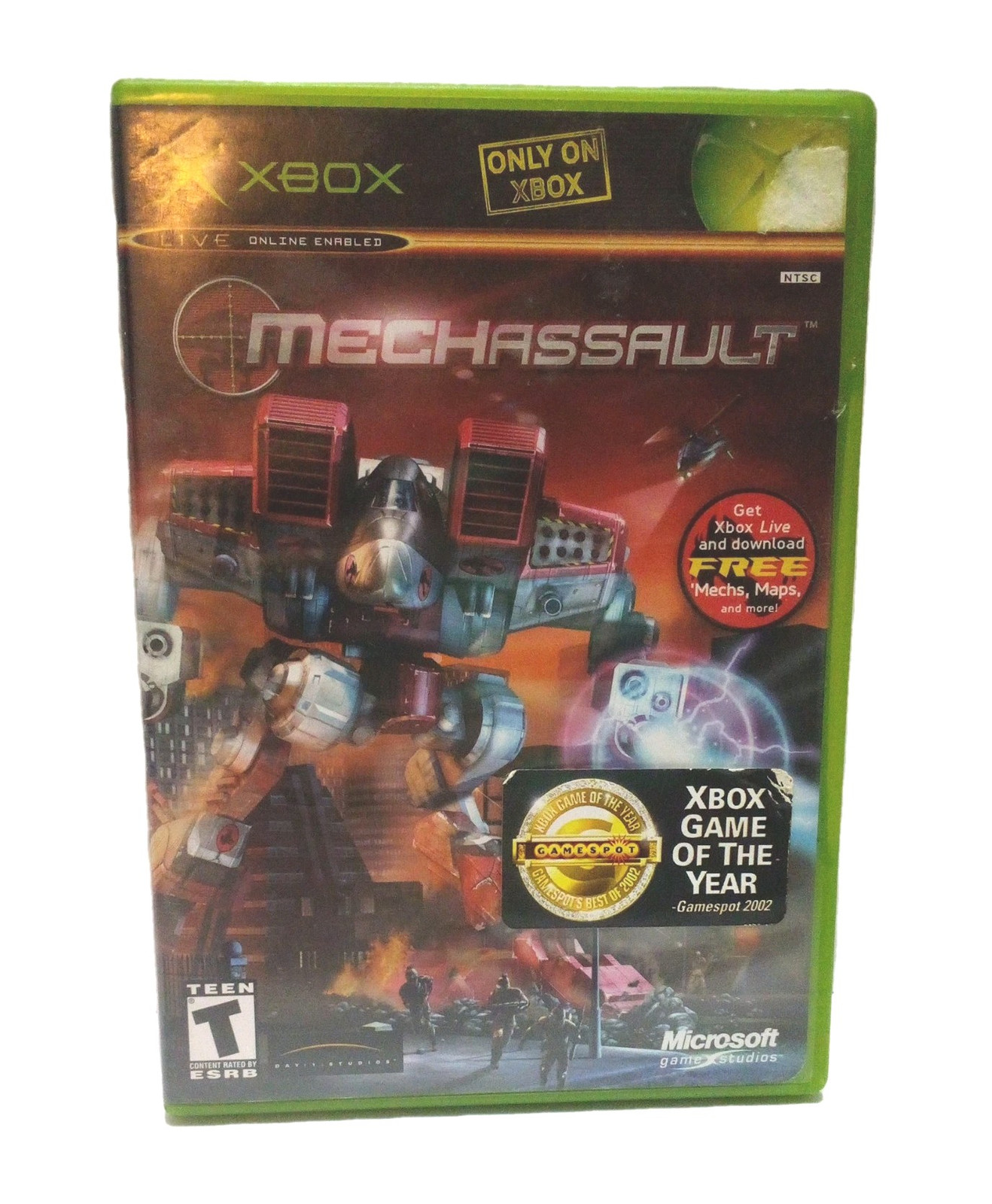 MechAssault (Microsoft Xbox, 2002) CIB Complete w/ Manual