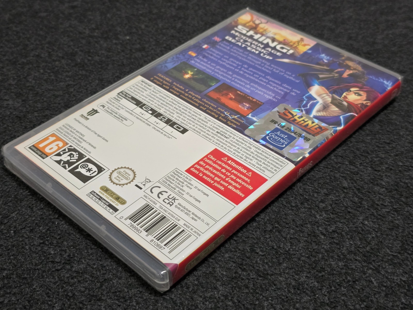 Nintendo Switch SHING! New Factory Sealed /5000 Game Case Region Free Limited