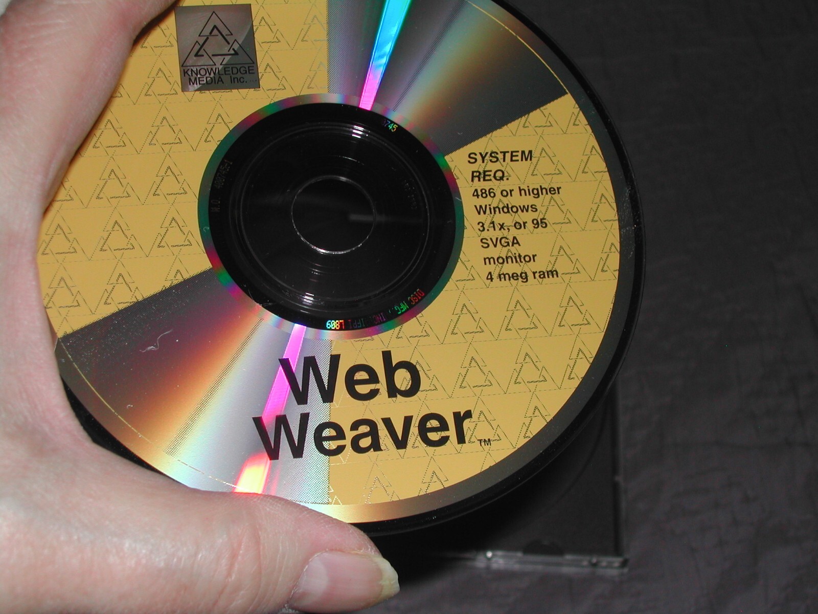 web weaver plus knowledge media (PC, 1995 CD-ROM