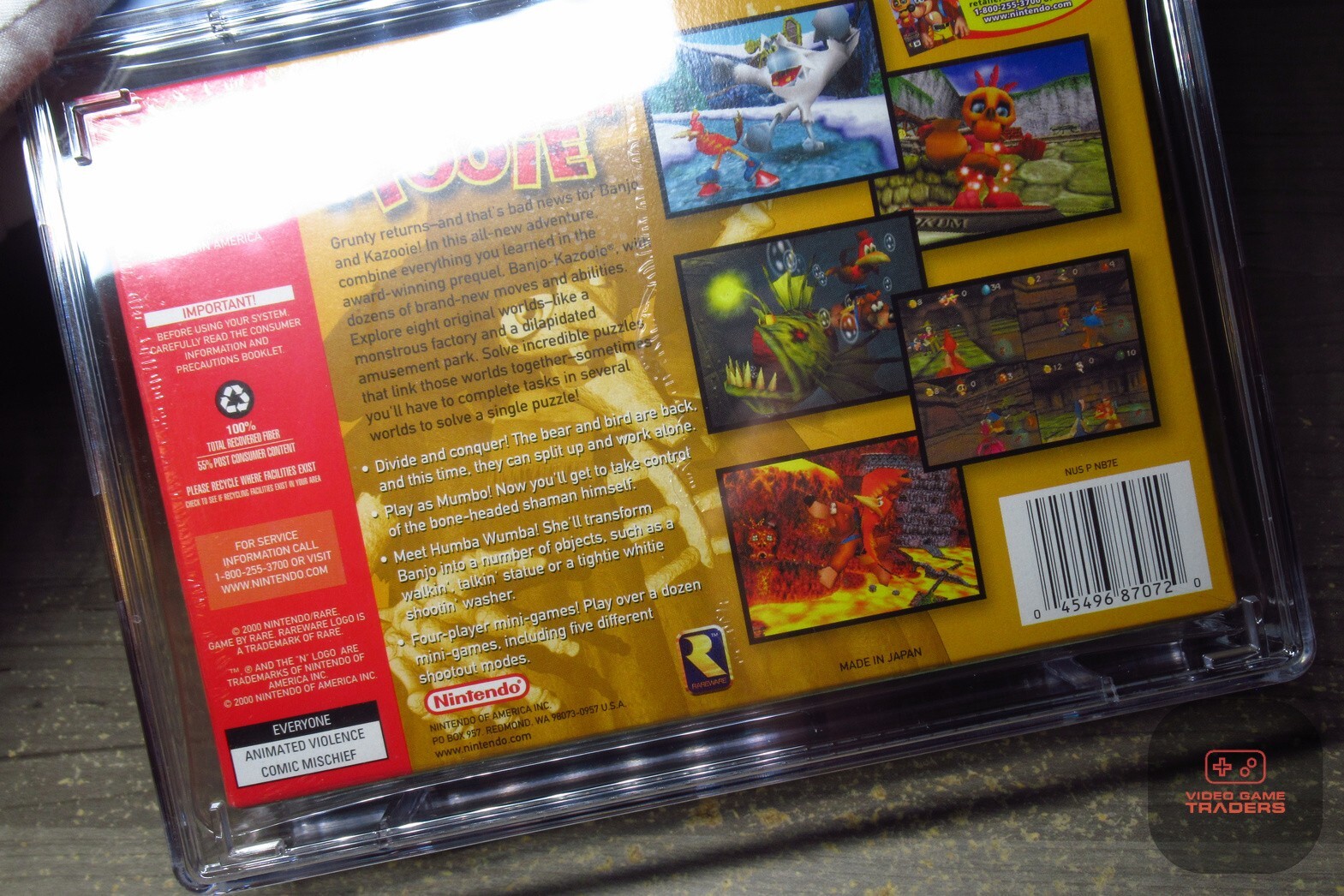 CGC 9.4 A++ – Banjo-Tooie Nintendo 64, N64 2000 NEW! – RARE!