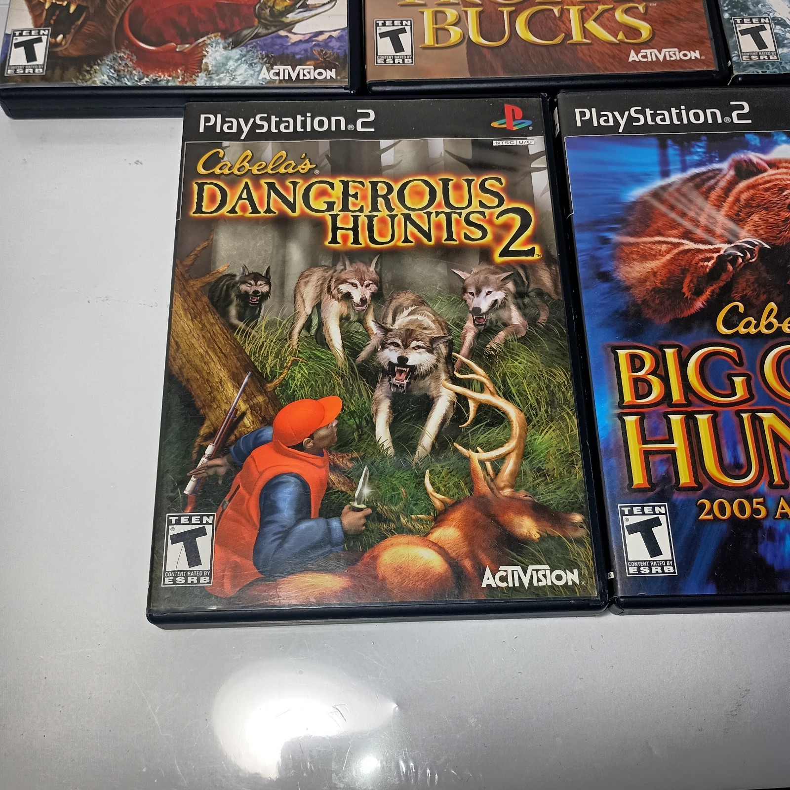 Cabelas Bundle PS2 Hunting Video Games Lot Of 5 CIB Complete PlayStation 2