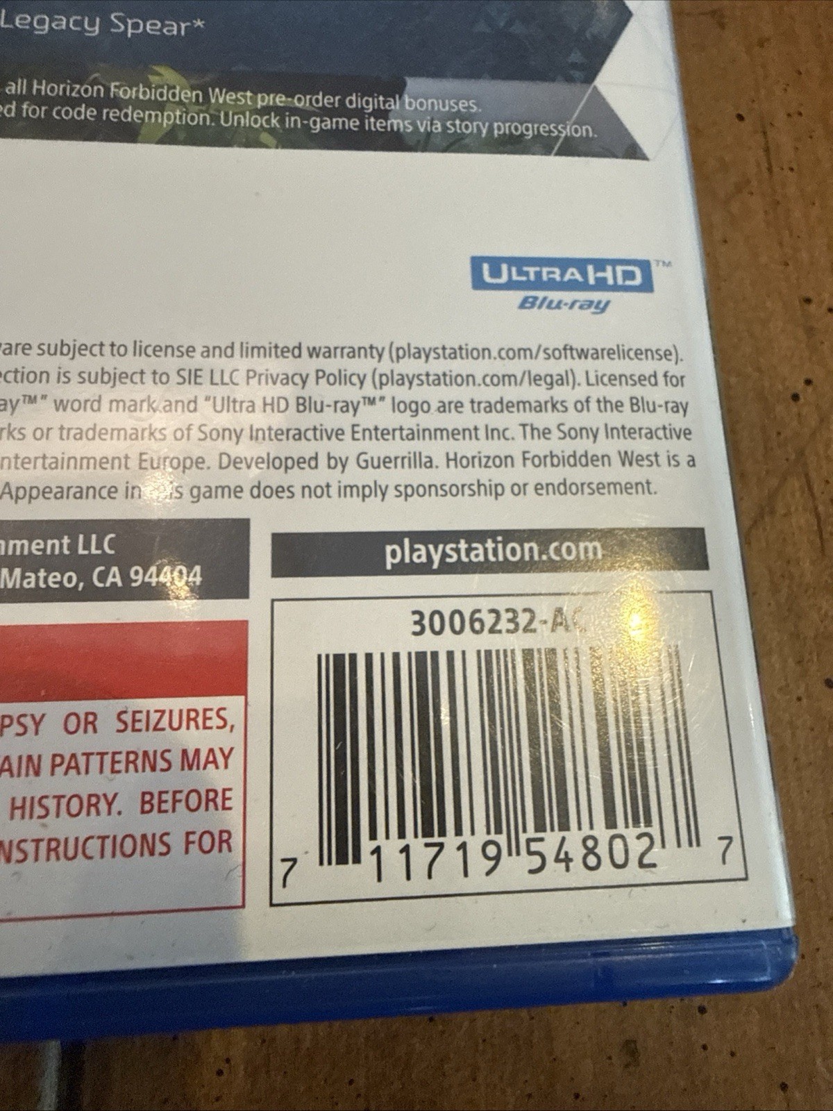 Horizon Forbidden West (PS5) – Launch Edition – NEW Sealed Free Shipping