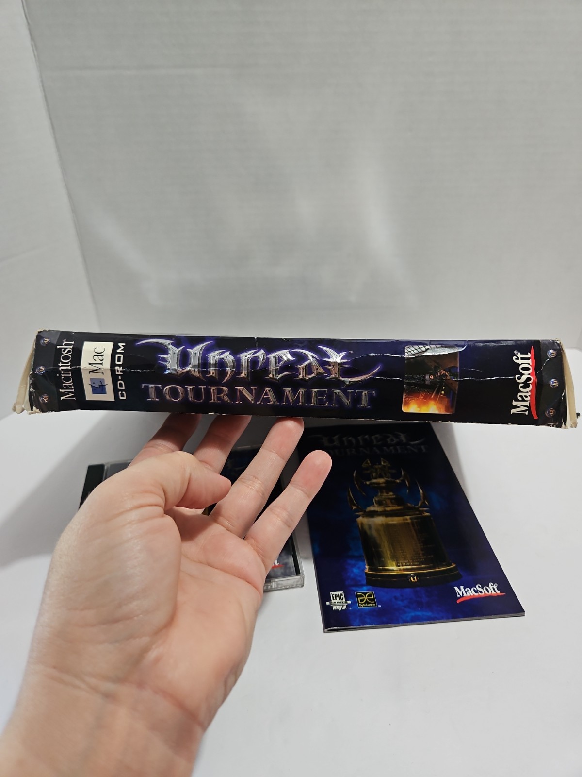 Unreal Tournament PC CD-ROM Big Box Vintage FPS Epic Games / GT Interactive 1999