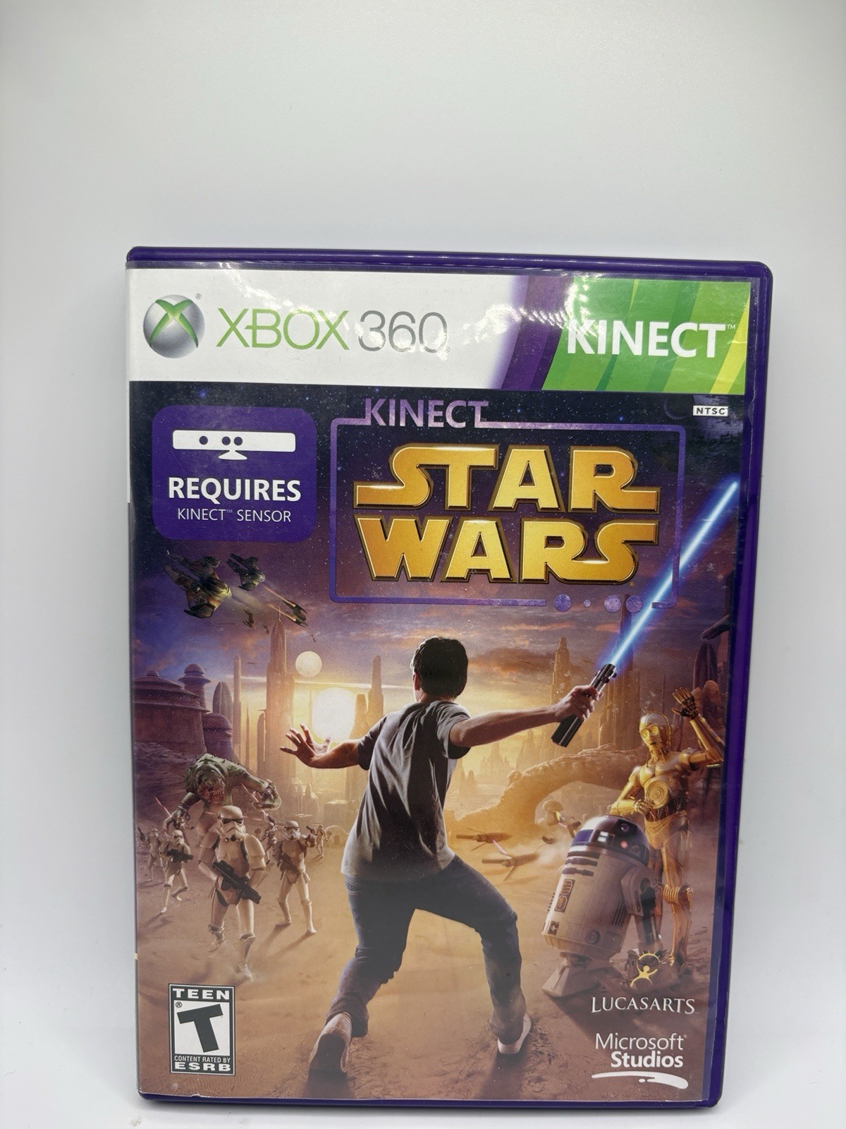 Kinect Star Wars (Microsoft Xbox 360, 2012) Complete Tested