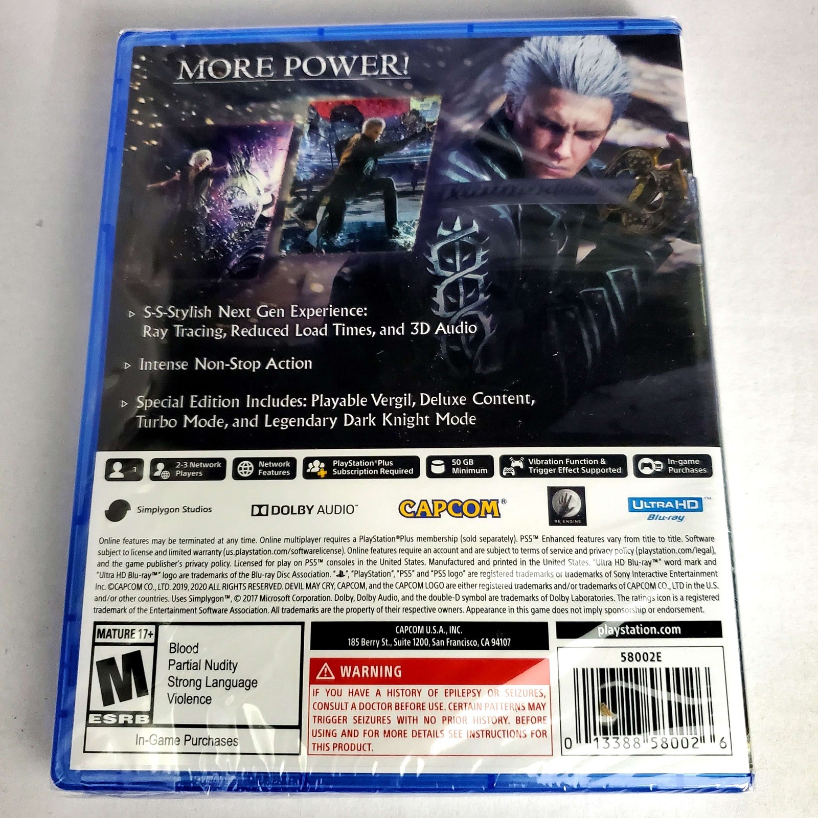 (Sealed) Devil May Cry 5 Special Edition – Sony Playstation 5 PS5 1Y Guarantee