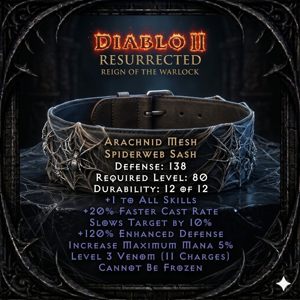 DIABLO 2 RESURRECTED HARDCORE ITEMS RUNES ENIGMA ROTW LADDER SEASON 14 D2R