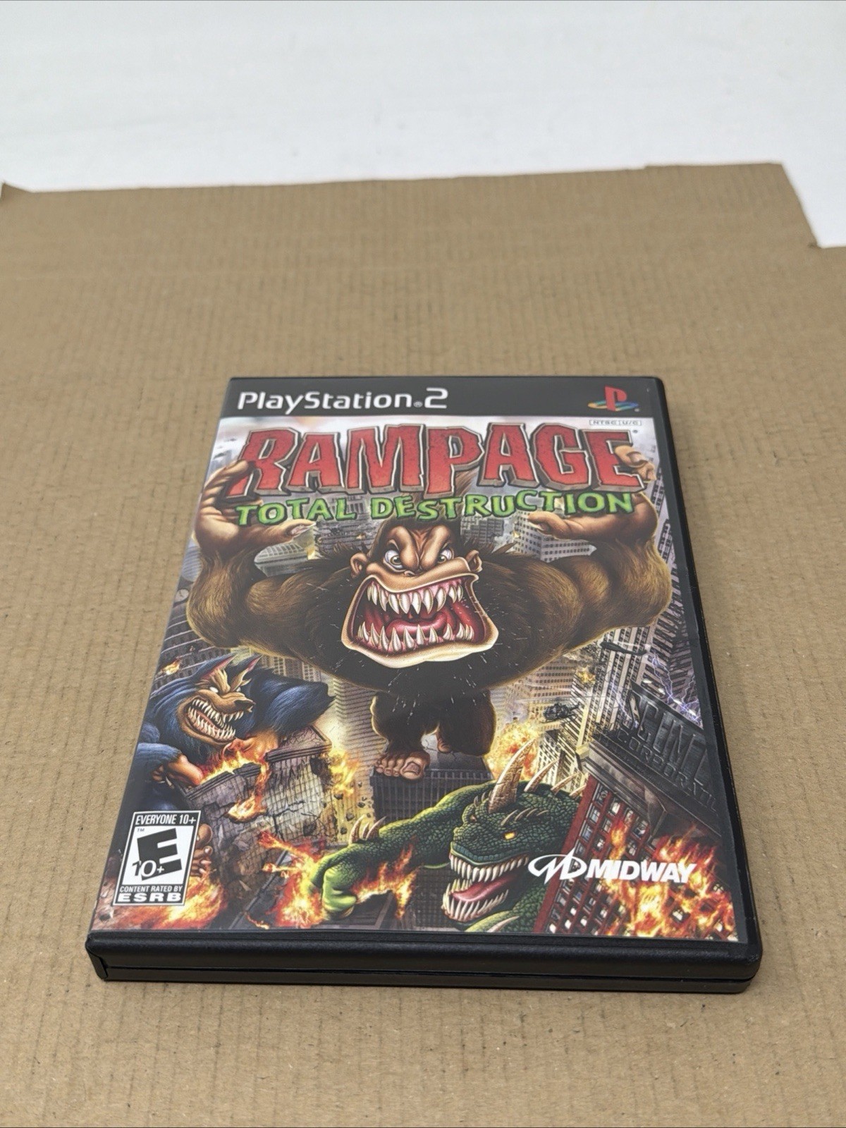Rampage Total Destruction – PS2 Playstation 2 No Manual