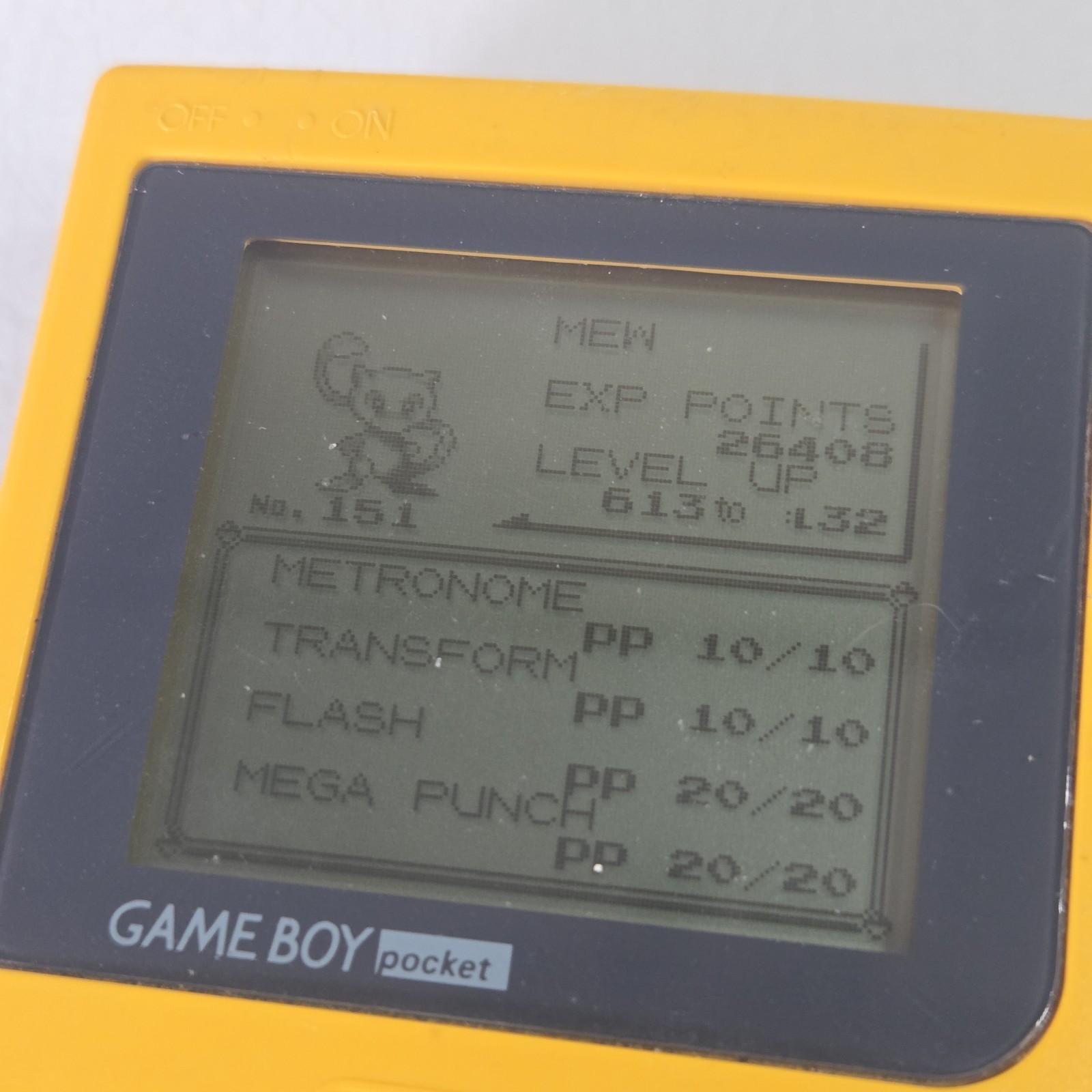 Pokémon: Red Version (Nintendo Game Boy, 1999) – SAVED GAME W/ MEW – ISSUES READ