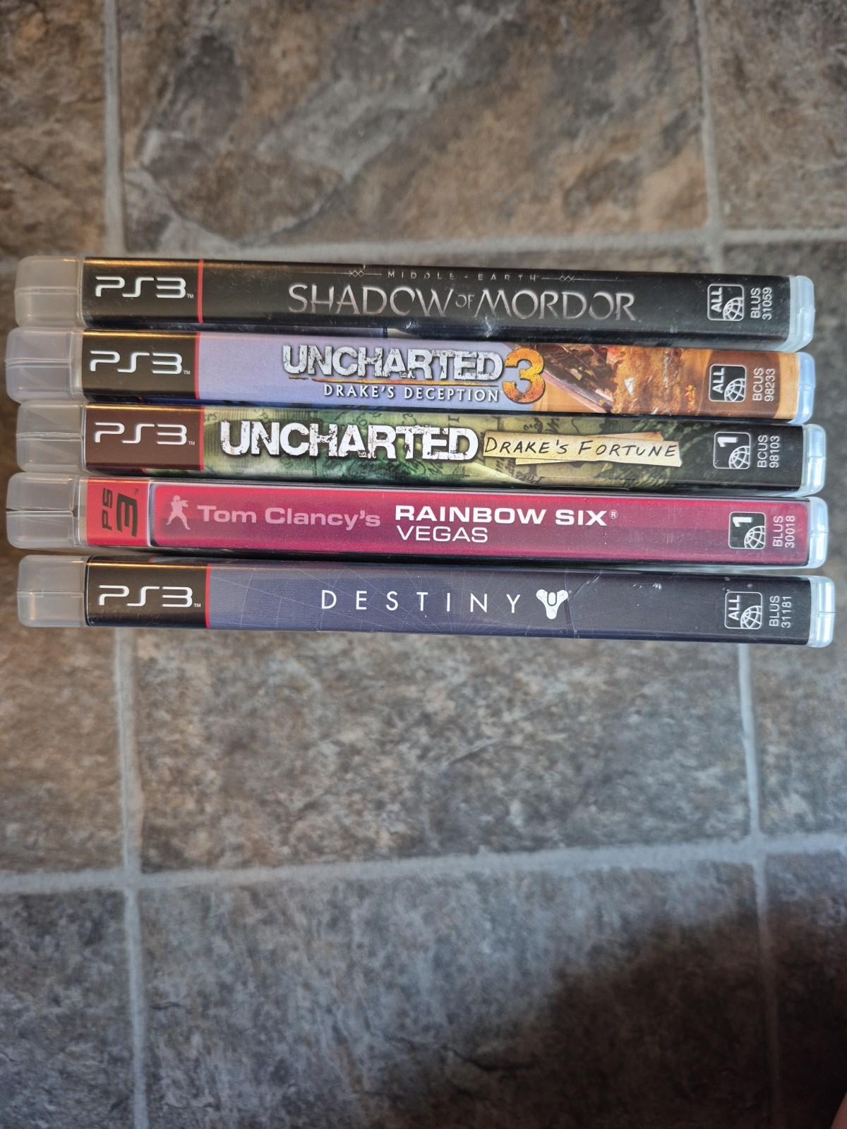 Sony PlayStation 3 Games Lot Of 5 Games With Manuals Ps3 Games