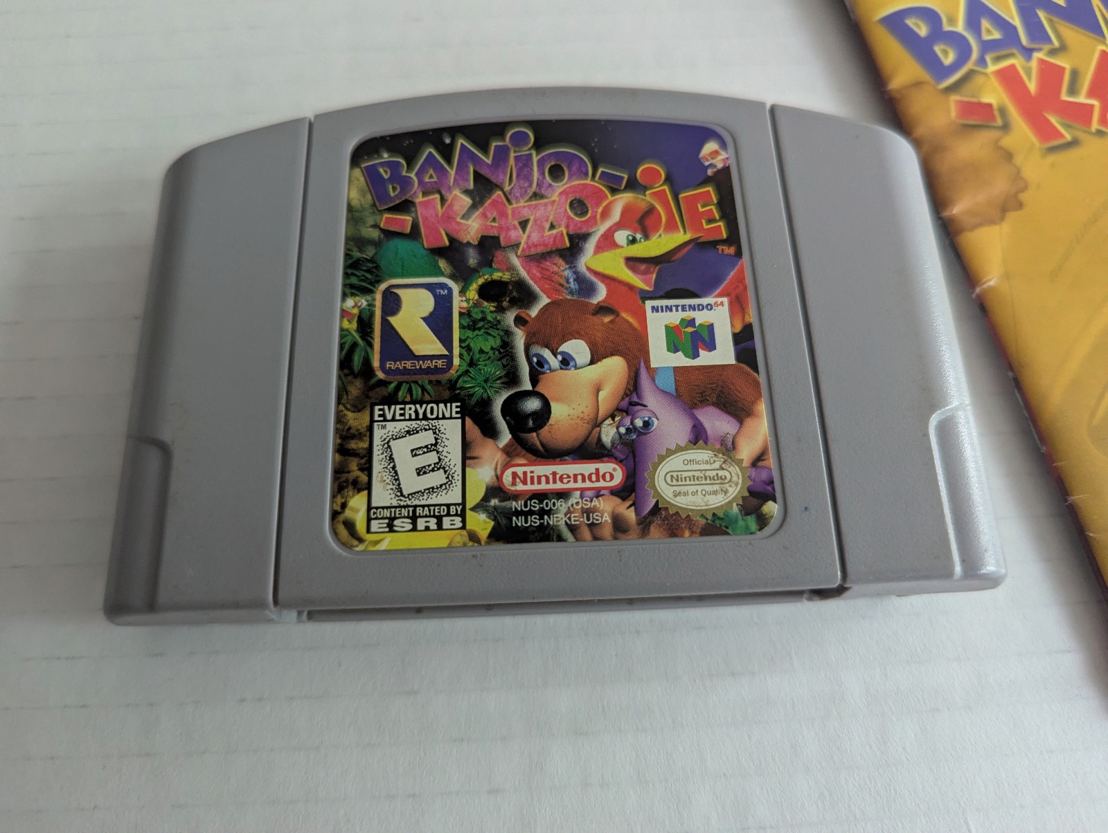 Banjo-Kazooie Nintendo 64 1998 Complete In Box w/ Manual N64 CIB