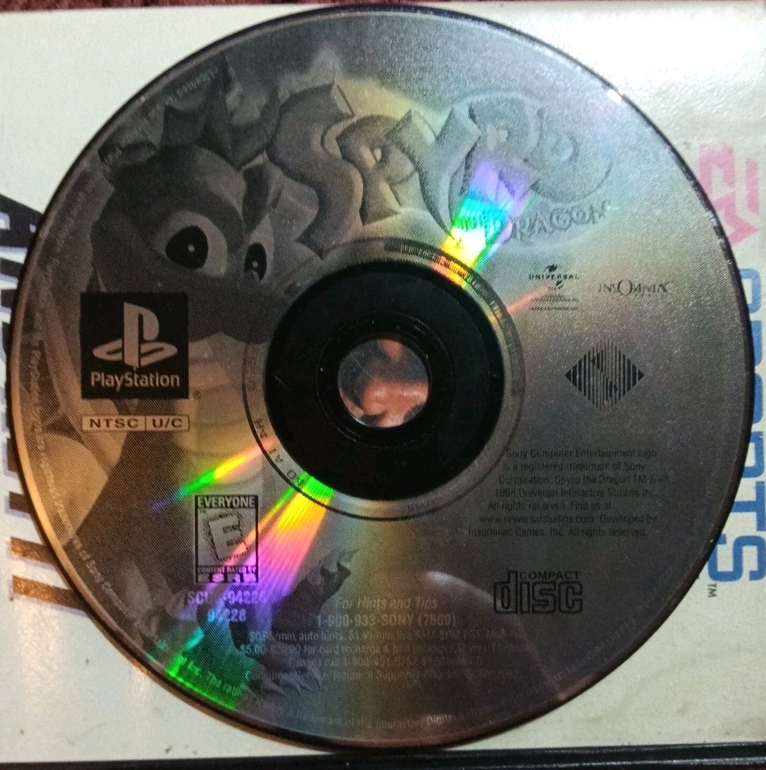 PlayStation 1 – Spyro the Dragon – DISC ONLY