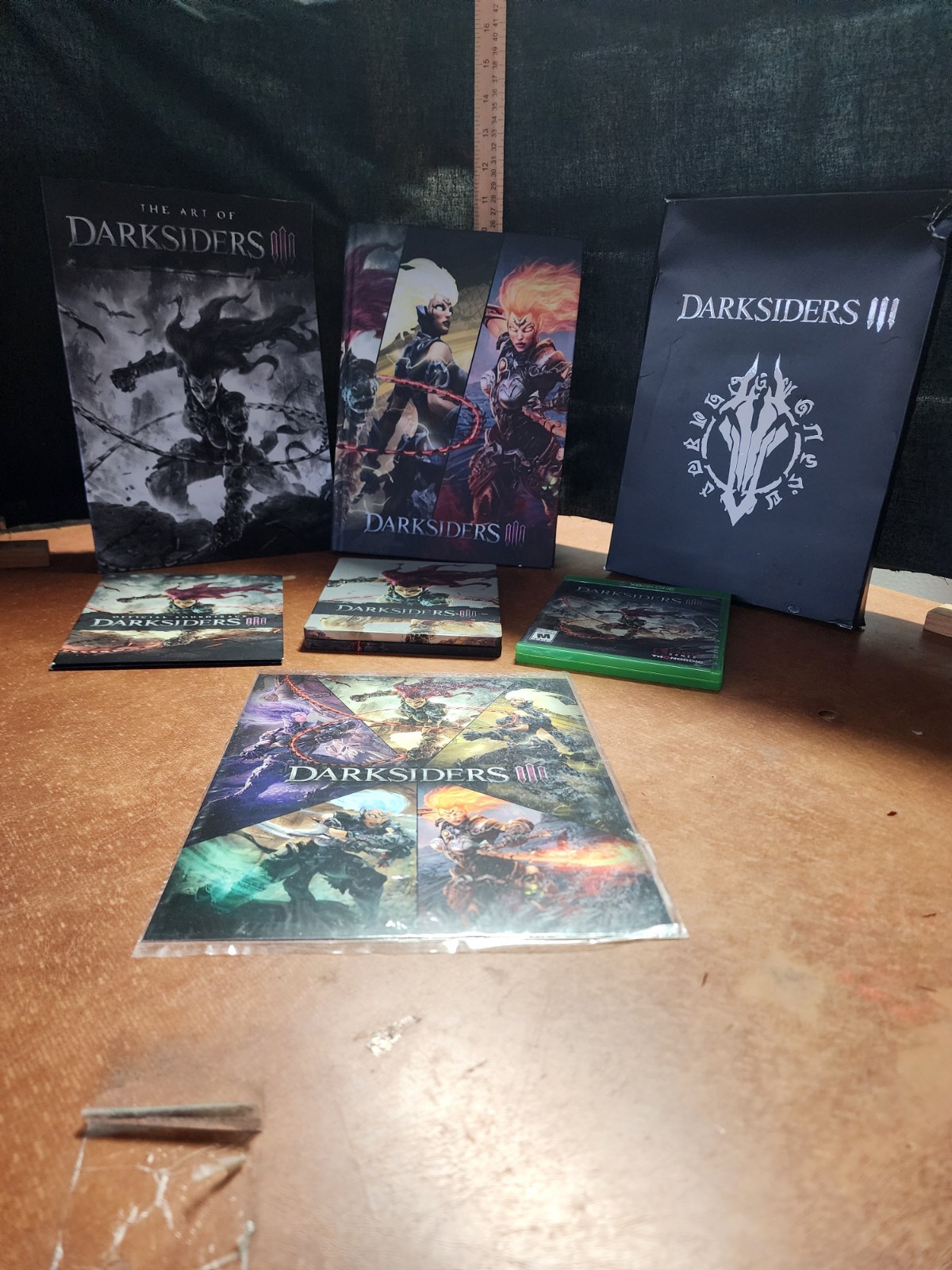 Darksiders III Xbox One Collection W/ Books, Soundtrack, Game Disc & More