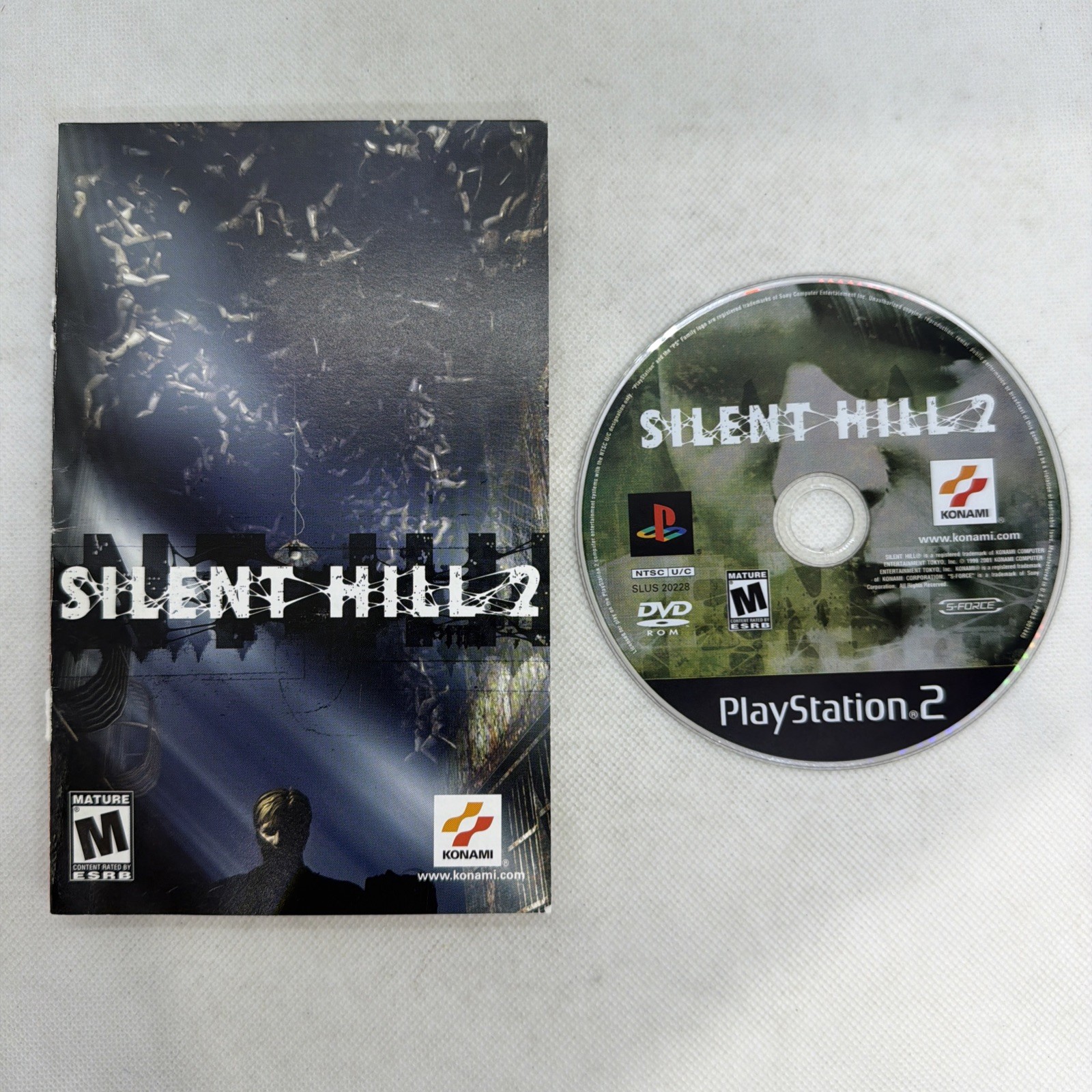 Silent Hill 2 PlayStation 2 2008 PS2 Disc & Registration Card Only Black Label