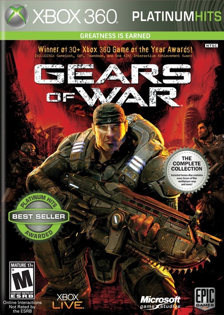 Gears Of War (Platinum Hits) (Bonus- GoW 2) – Xbox 360