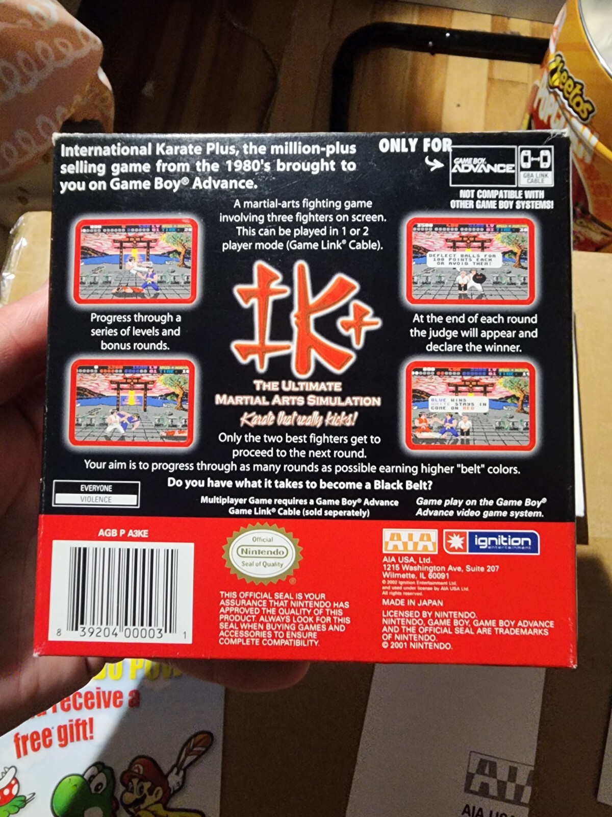 IK+: The Ultimate Martial Arts Simulator (GameBoy Advance GBA) 100% Complete! NM