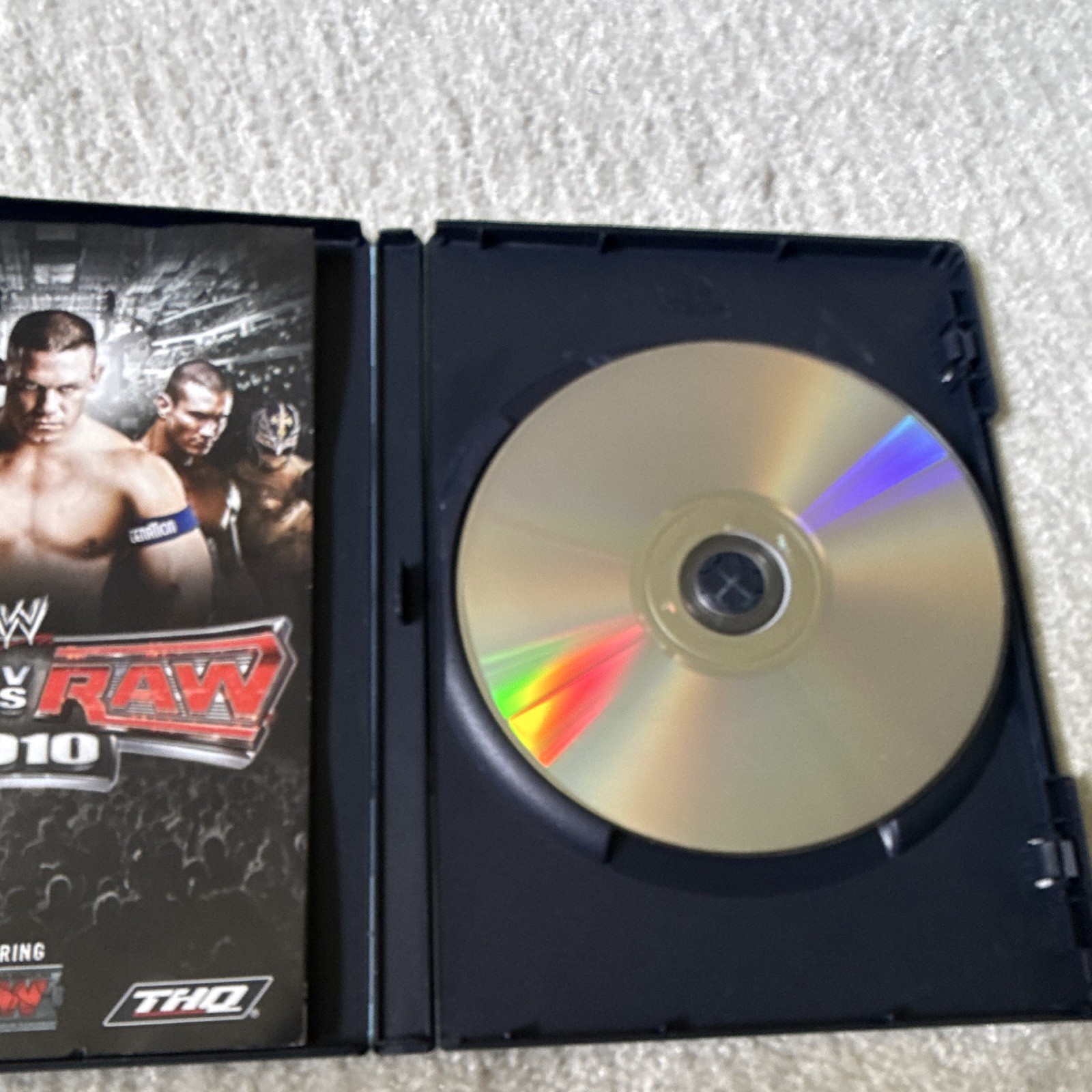 THQ WWE SmackDown vs. Raw 2010 Featuring ECW PS2 NTSC-U/C 2010 T (w/ Manual)