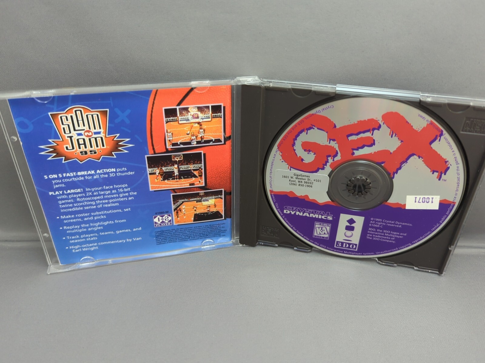 * Gex (Panasonic 3DO) Complete CIB Longbox