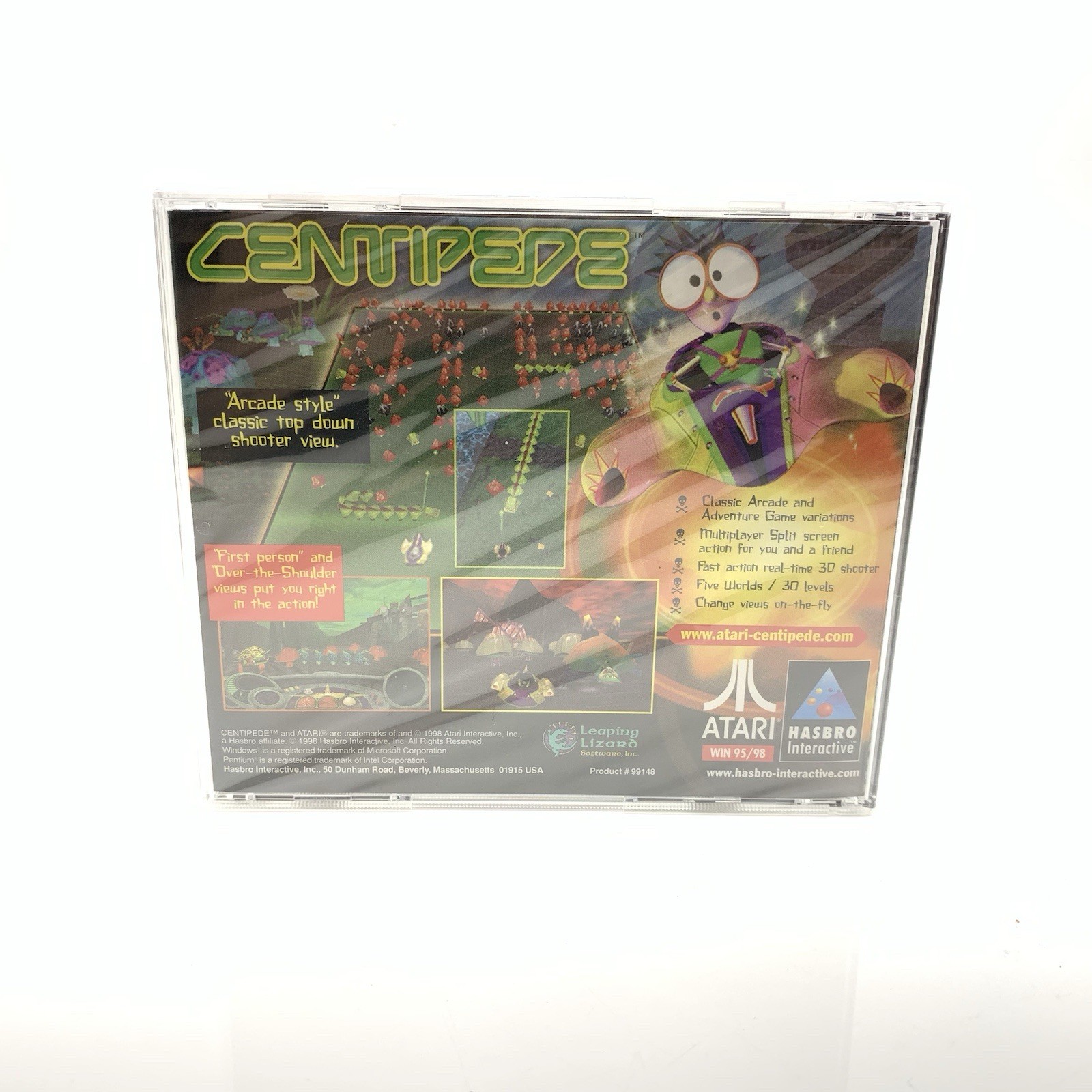 Vintage 90’s Centipede PC CD-ROM Game SEALED Atari Hasbro! WIN 95/98 Free Ship!