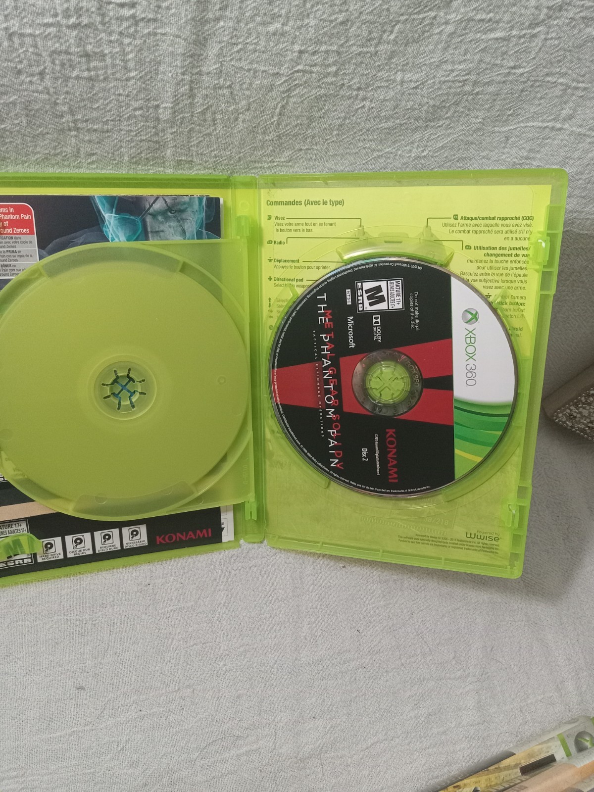 Xbox 360 Shooter & Action Game Lot of 6 – Metal Gear Solid V Phantom Pain & More