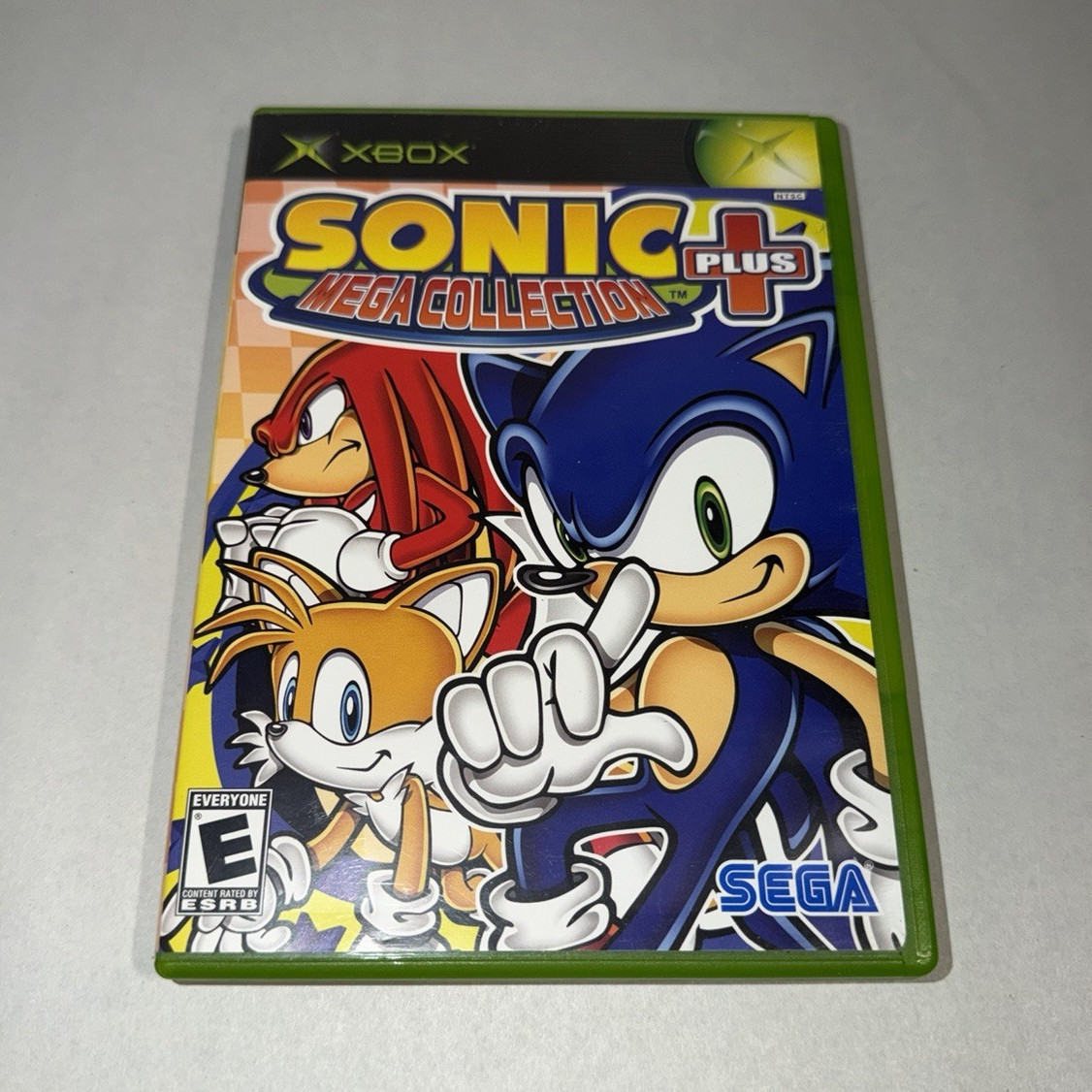 SEGA Sonic Mega Collection Plus Xbox NTSC-U/C w/ Disc Case Manual Sonic Series