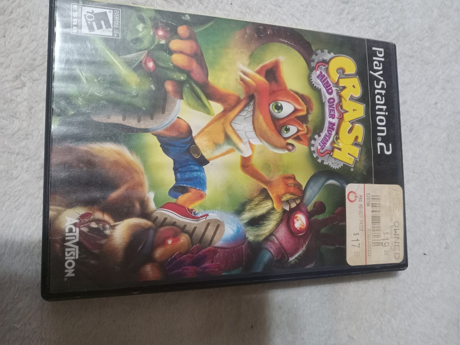 Crash: Mind Over Mutant Sony PlayStation 2 Case And Disc Only