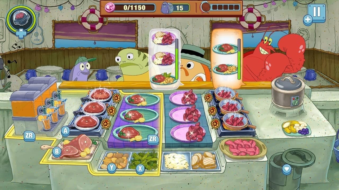 Spongebob Squarepants Krusty Cook-Off Nintendo Switch Cartridge Version