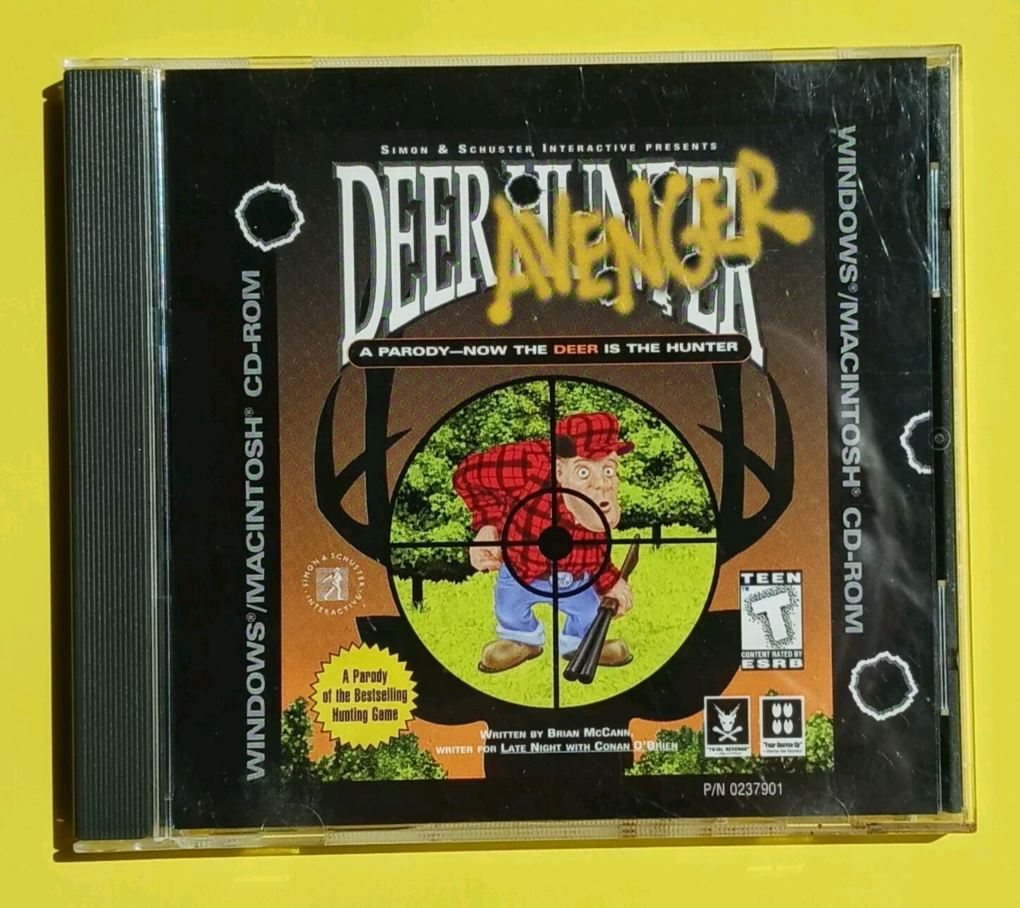Deer Hunter Avenger PC/Mac CD-ROM Simon & Schuster 1999 Windows 95/98 Free Ship