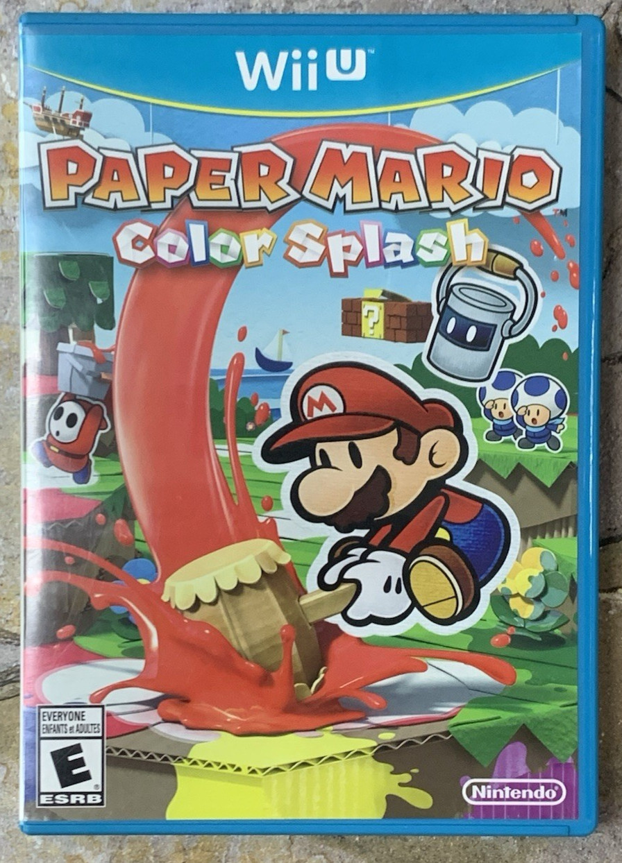 Paper Mario Color Splash CIB – Nintendo Wii U