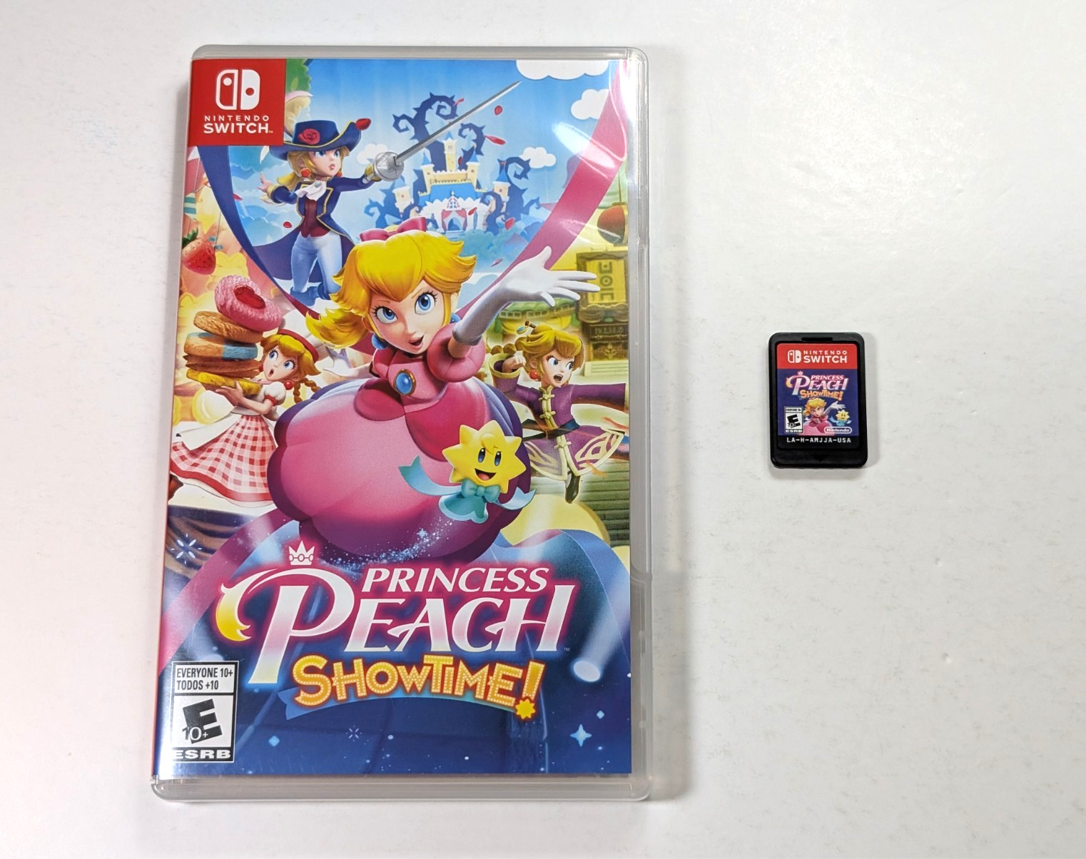 Princess Peach Showtime Nintendo Switch with case