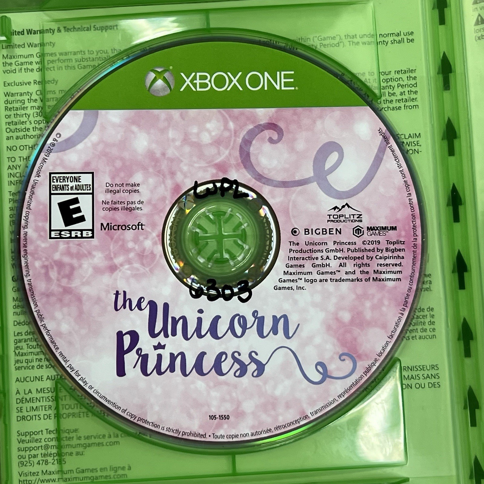 The Unicorn Princess Xbox One Microsoft Tested & Working