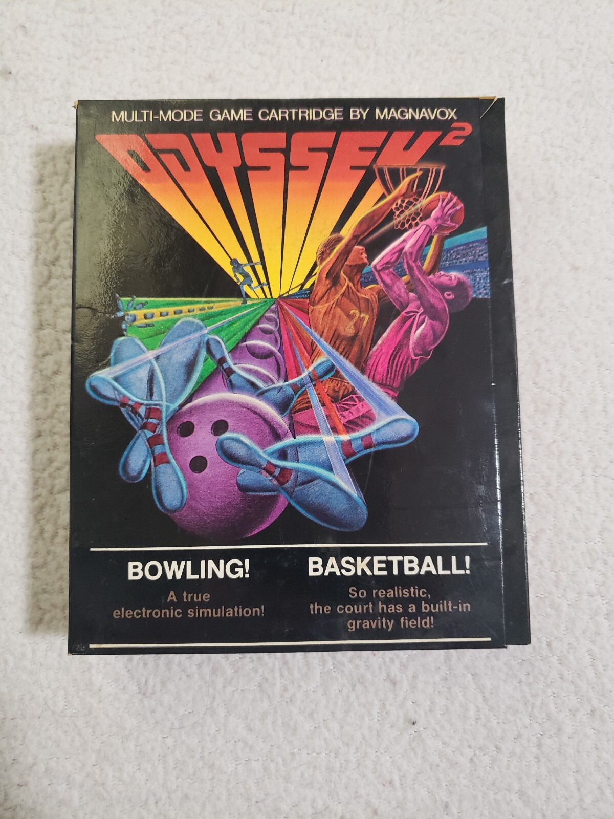 Bowling-Basketball! (Odyssey 2 Magnavox) CIB Tested