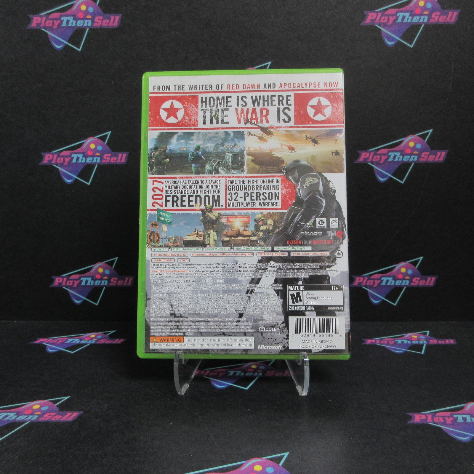 Homefront Xbox 360 Complete – 1 Year Warranty VG