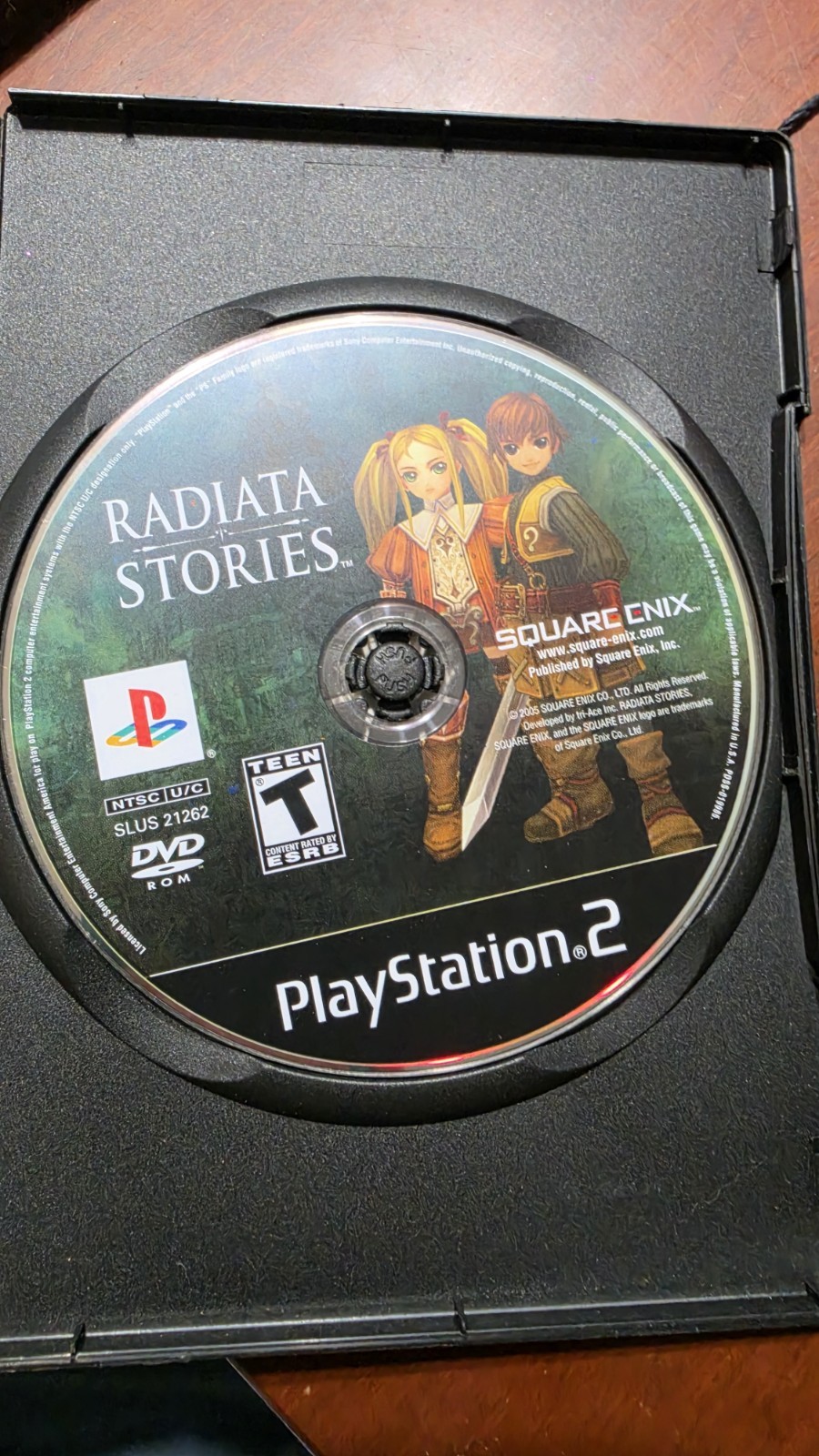 Radiata Stories – game disc only good shape PS2 Sony PlayStation 2 Square Enix