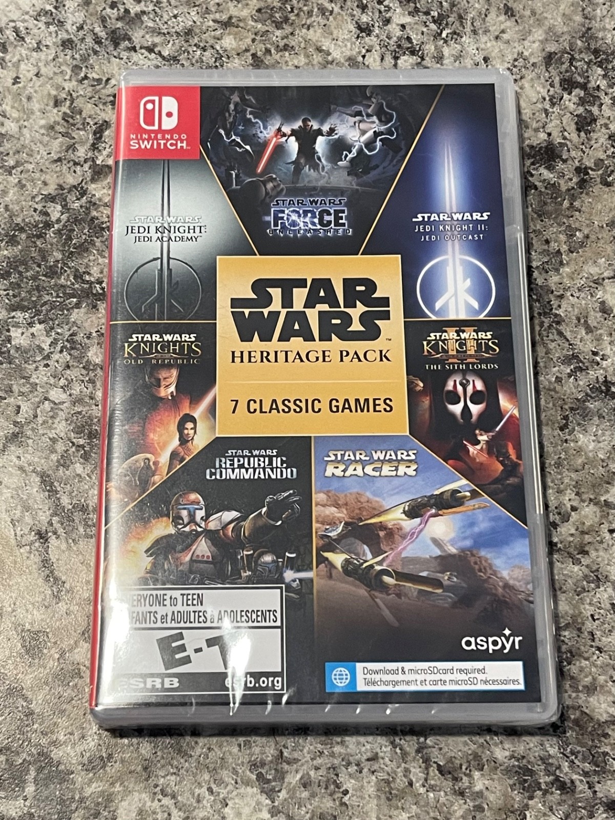 STAR WARS Heritage Pack (Nintendo Switch) KotoR Jedi Outcast Racer BRAND NEW!