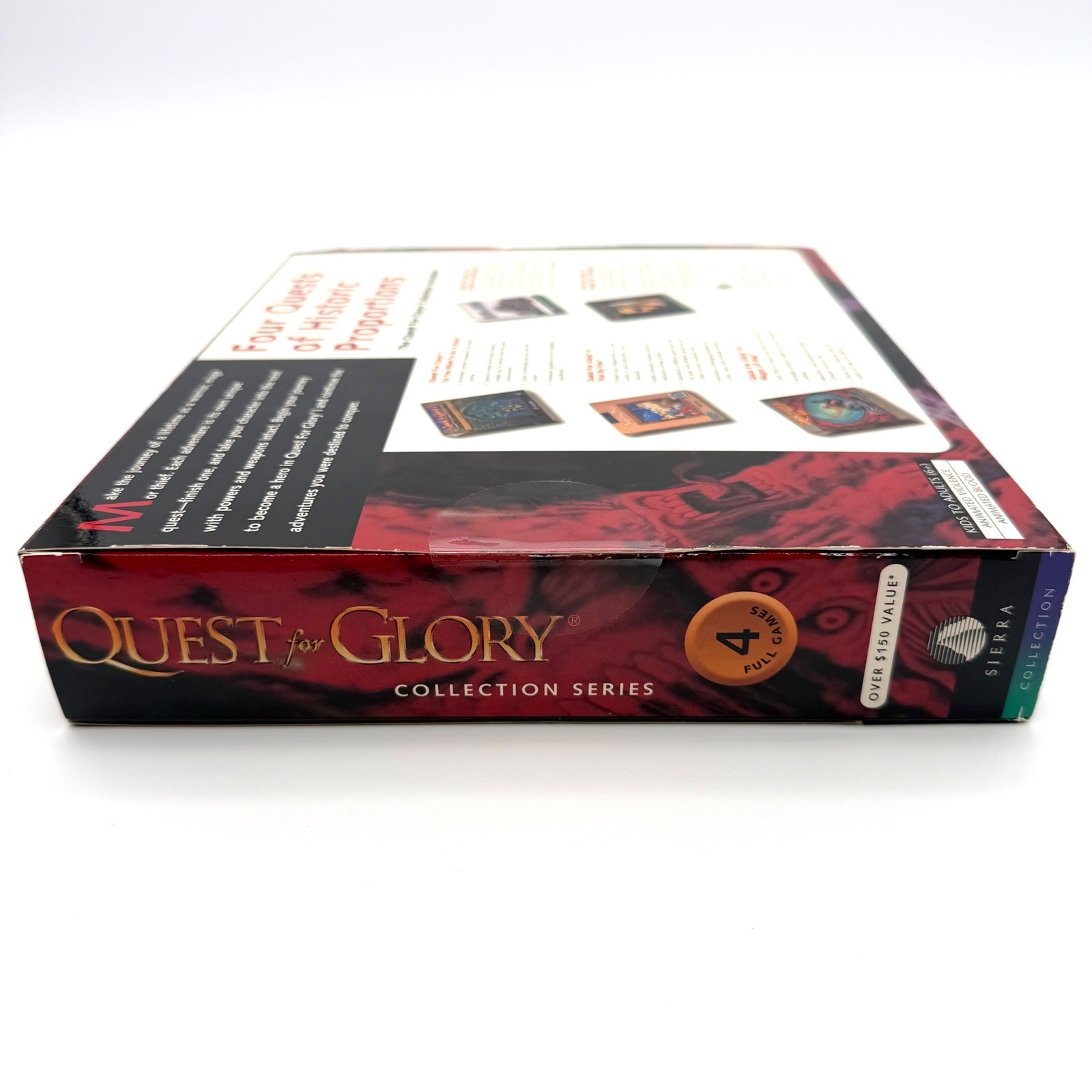 Quest for Glory Collection PC Game 1997 Vintage Big Box Sierra Anthology CD