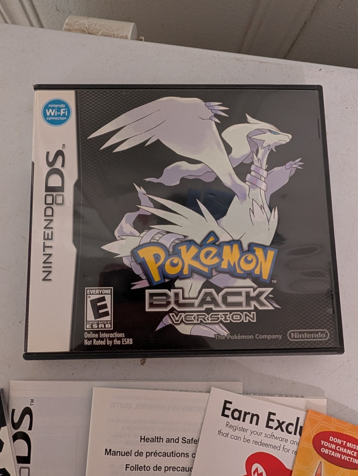 Pokemon Black Version – Nintendo DS – Complete Cib – Tested – Authentic