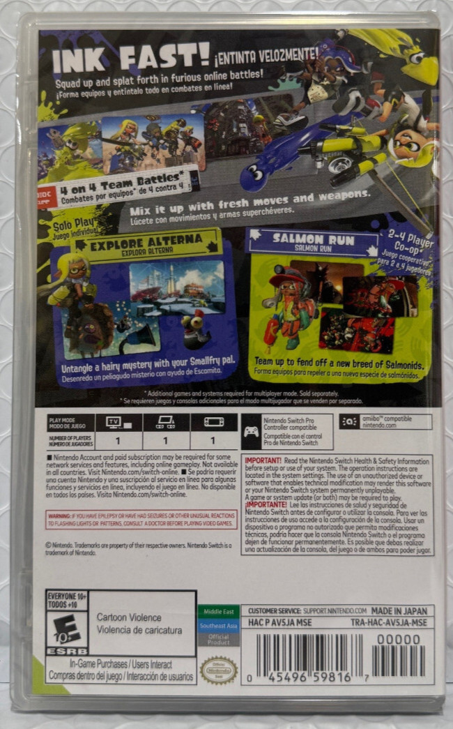 Splatoon 3 – Nintendo Switch 045496598167