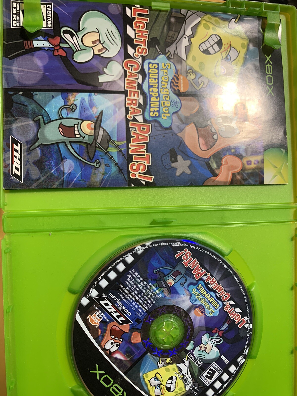 SpongeBob SquarePants: Lights, Camera, Pants (Xbox) TESTED & WORKING!!!