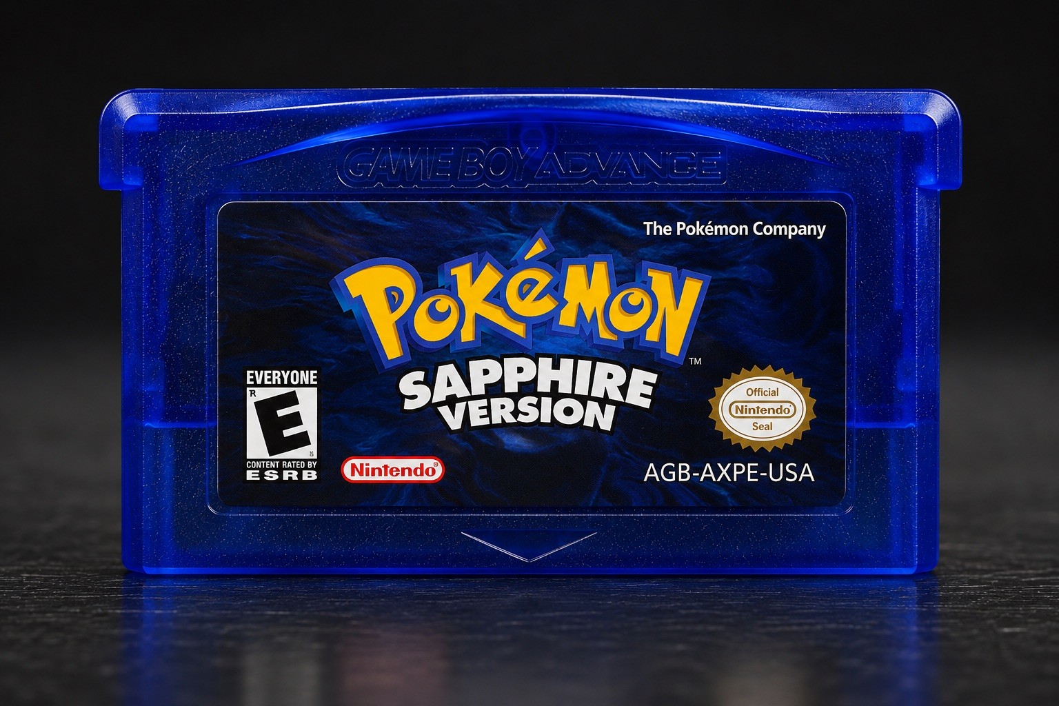 Pokemon Sapphire Version GBA [Authentic – New Battery] Gameboy Advance Cartridge