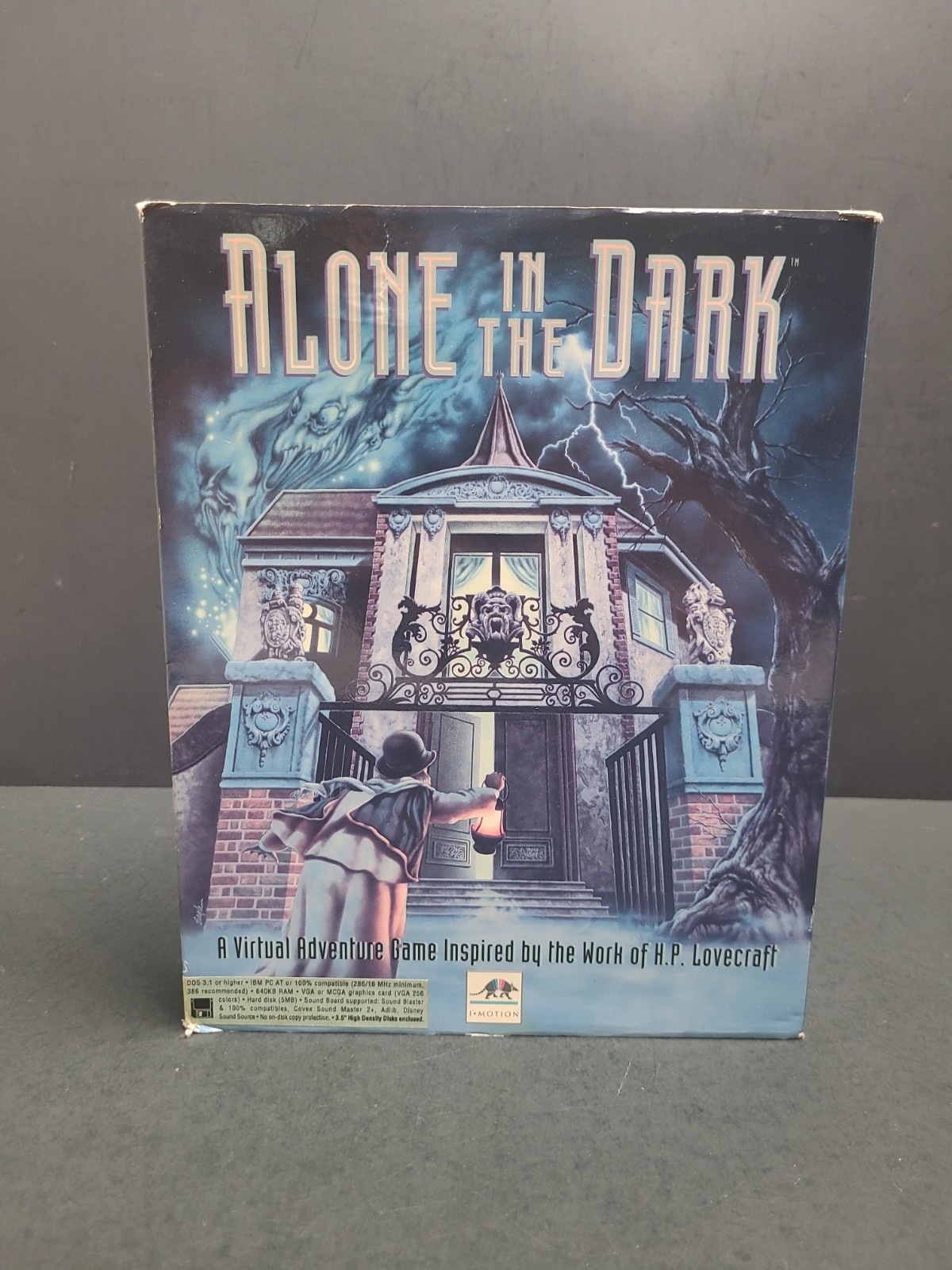Alone In The Dark PC Computer Big Box Complete In Box Good Condition IBM 3.5″