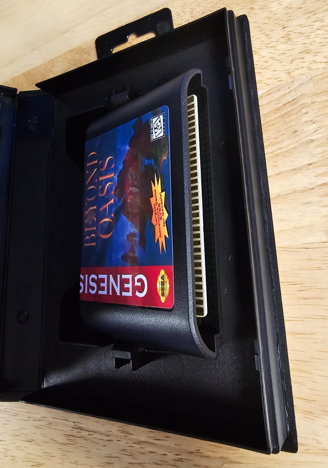 Beyond Oasis (w/Font Mod) Game, Manual, & Case for Sega Genesis Mega Drive