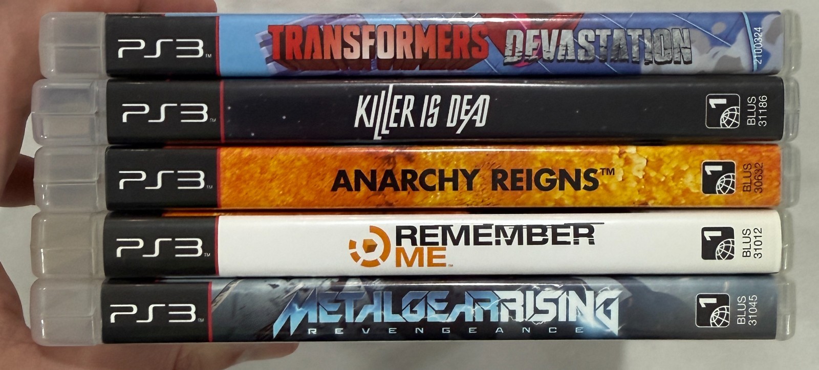 PlayStation 3 Games Lot – Killer is Dead, Transformers Devastation, Remember Me