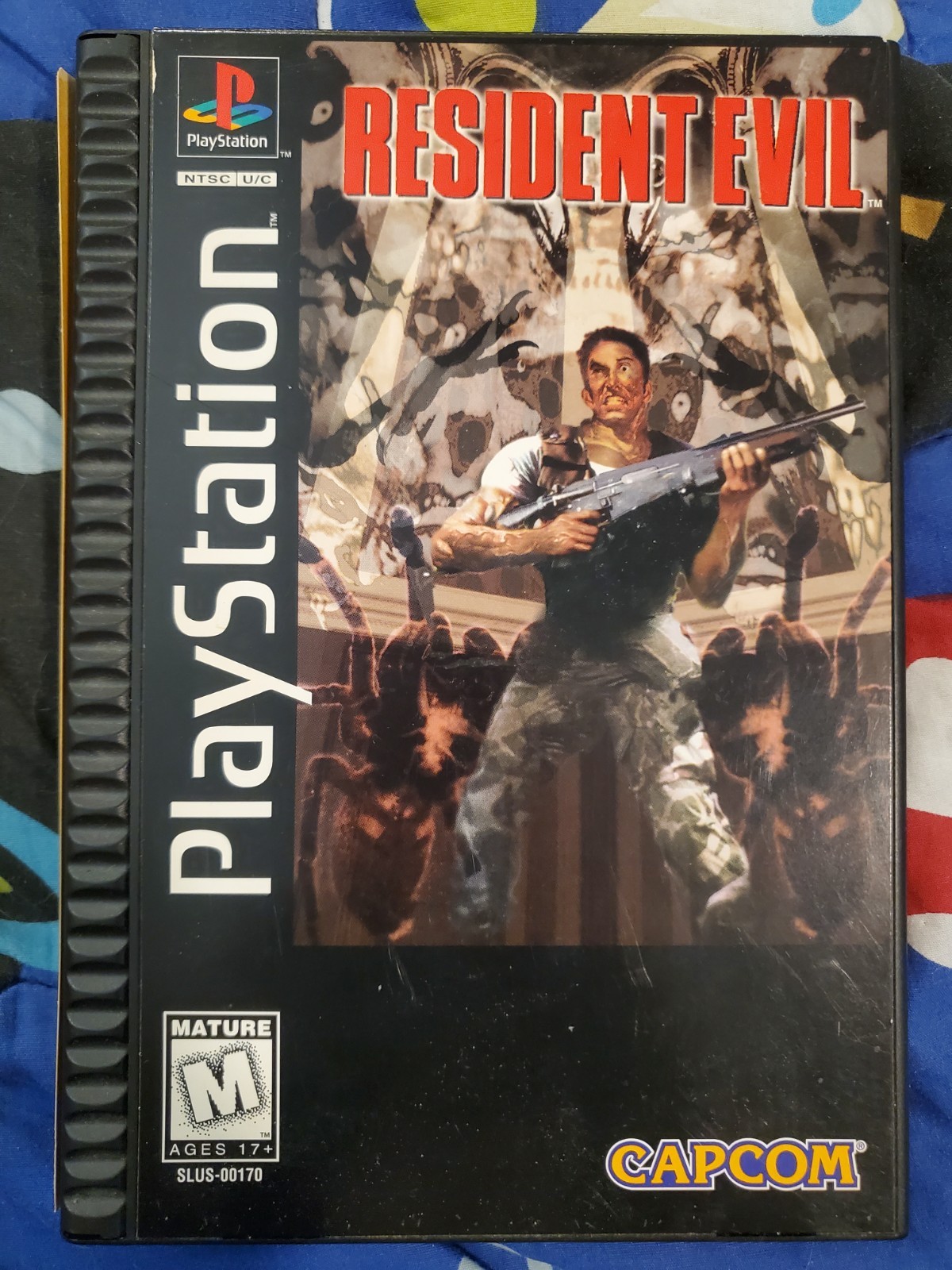 Resident Evil PS1 Long Box: Black Director’s Cut Disc, Reg Card, Manual, Tested